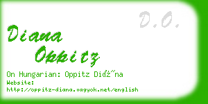 diana oppitz business card